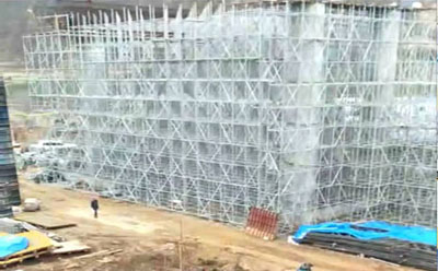 盤扣腳手架搭建 盤扣腳手架搭建